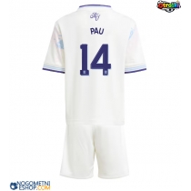 Otroški Nogometni dresi Aston Villa Pau Torres #14 Tretji 2025-26 Kratek Rokav (+ Kratke hlače)